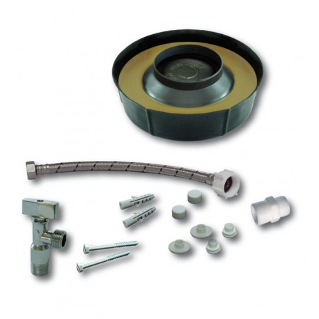 KIT INSTALACION WC PARA DESCARGA PISO