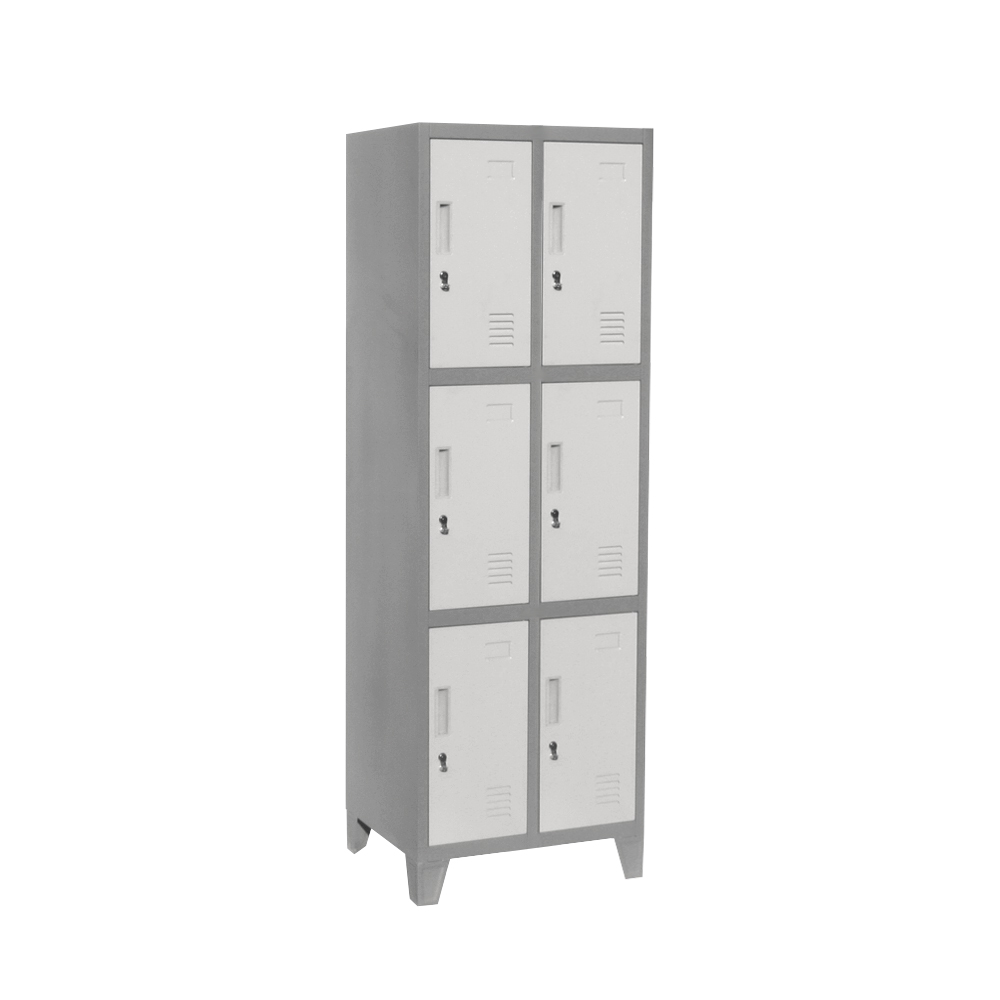 LOCKER 6 PUERTAS TRIPLE LK-222