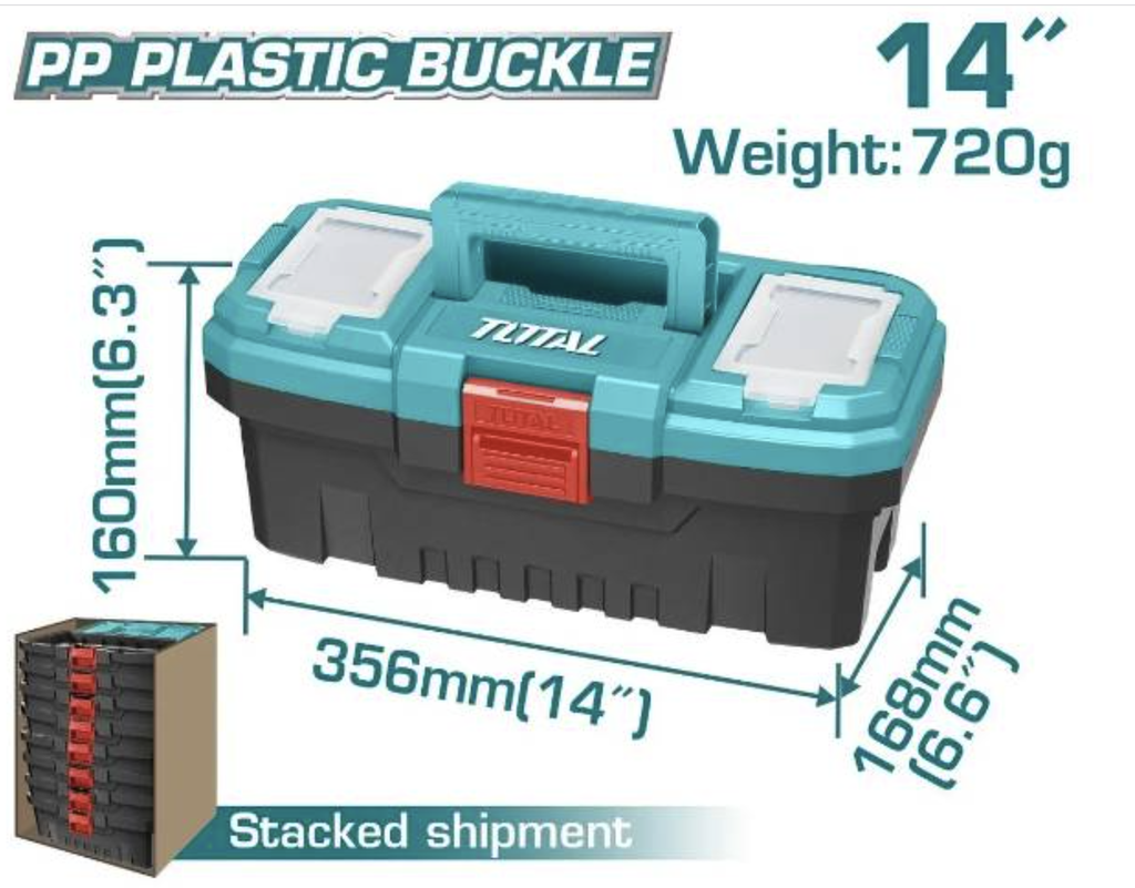 MALETA PLASTICA 14" 10 KILOS TOTAL