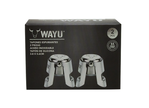 Set 2 Tapones Espumante/Champagne Wayu