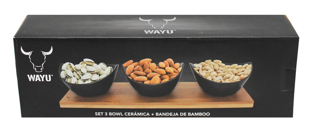 SET DE 3 BOWLS APERITIVO WAYU