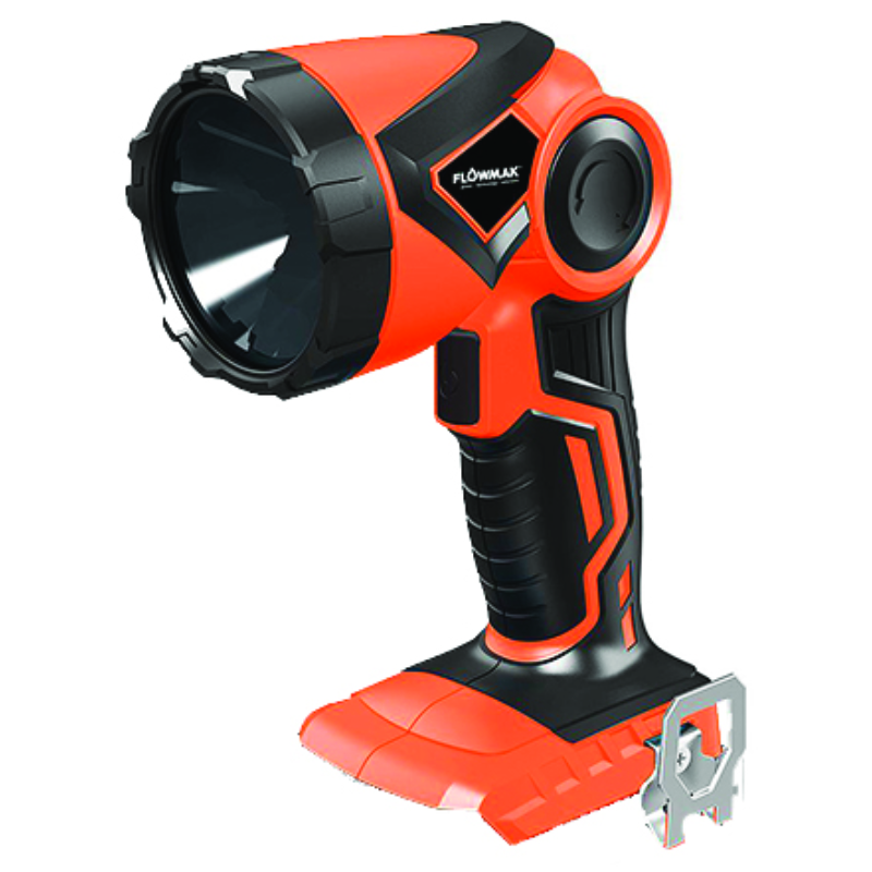 TALADRO PERCUTOR FLOWMAK 10 MM 18V+BATE+ACCESORIOS