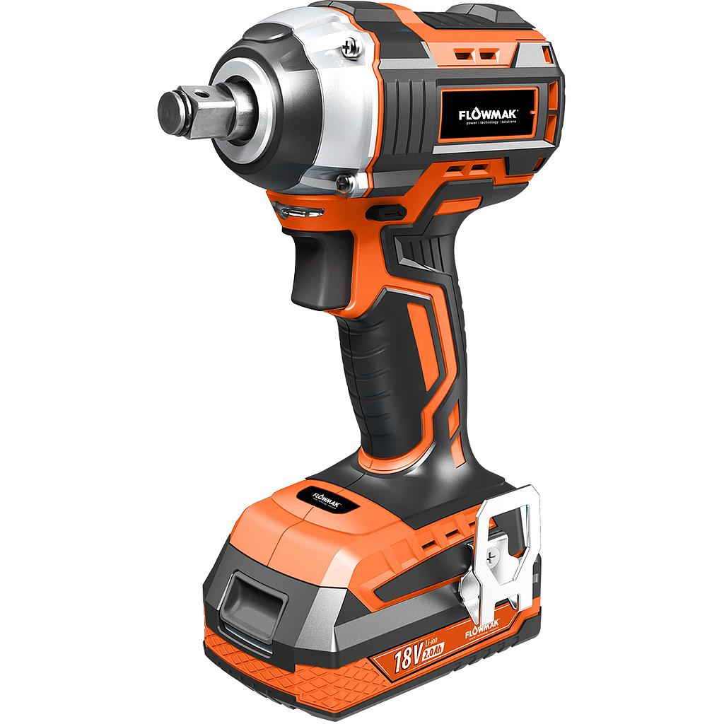 ATORNILLADOR DE IMPACTO FLOWMAK 1/4´18V+1 BATERIA 2AH