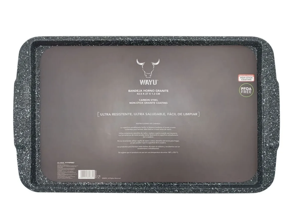 BANDEJA HORNO ANTIADHERENTE GRANITE WAYU