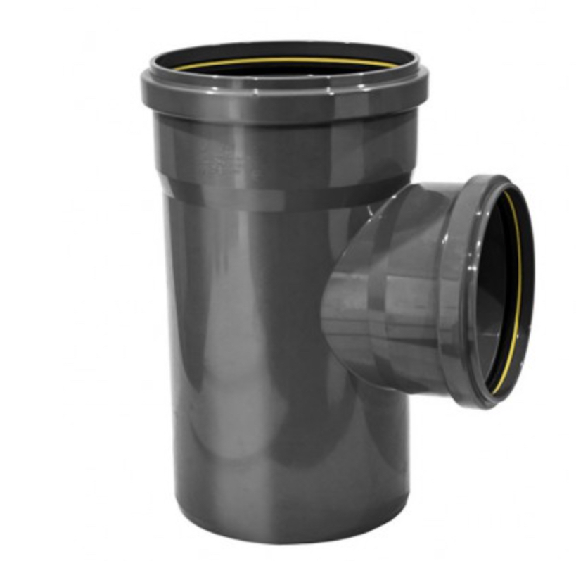 [2A02051] Tee Colector Inyectado 200x200 Cii Cg Hhm (Gris - Vinilit)