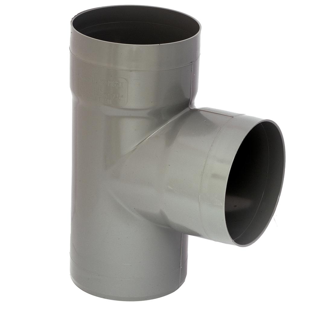 Tee Pvc Sanitario 75x40 (Gris - Vinilit)