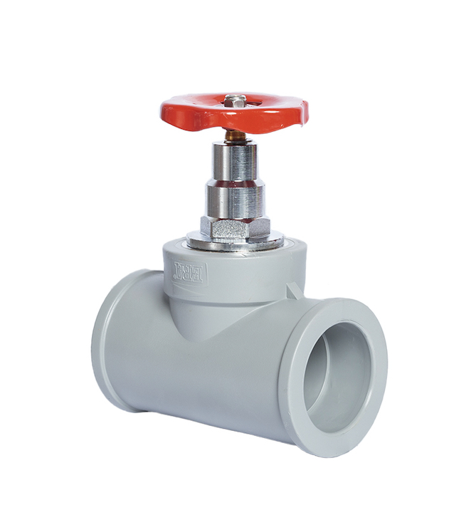 [2B02335] Valvula Ppr Aluminio 90 - Llave De Paso (Gris - Era)