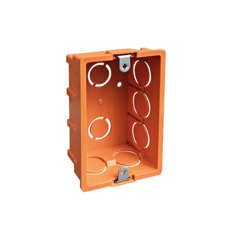 Caja Distribucion Embutida Para Tabiqueria Con Oreja Metalica