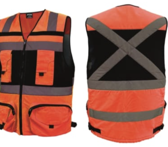 [4A04100] Chaleco Geologo Minero Naranjo/Amarillo XTR (XL, AMARILLO)