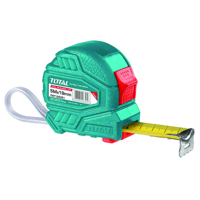 Cinta Metrica De Acero 5 M X 19 Mm - Flexometro Huincha De Medir - Total