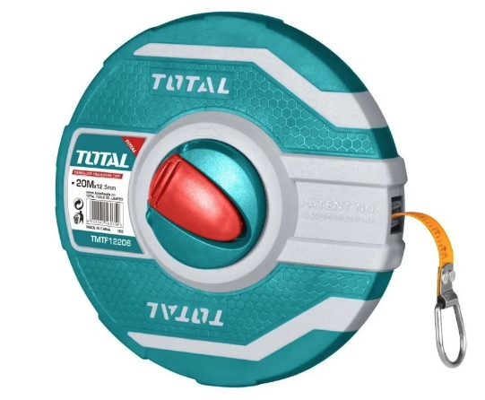 Cinta Metrica De Fibra De Vidrio 20m M/Ergonomico - Total