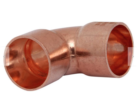 Codo 45o Cobre Gas 1/2