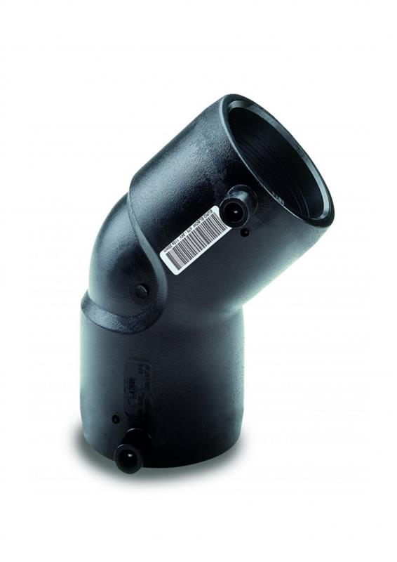 Codo Ef Hdpe 90x45° Pn16 (Eurostandard)