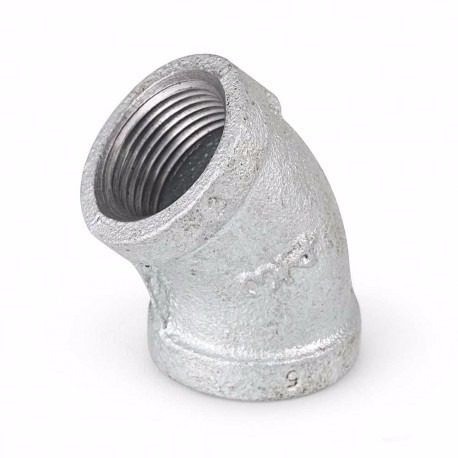 Codo Galvanizado 2x45 Bsp