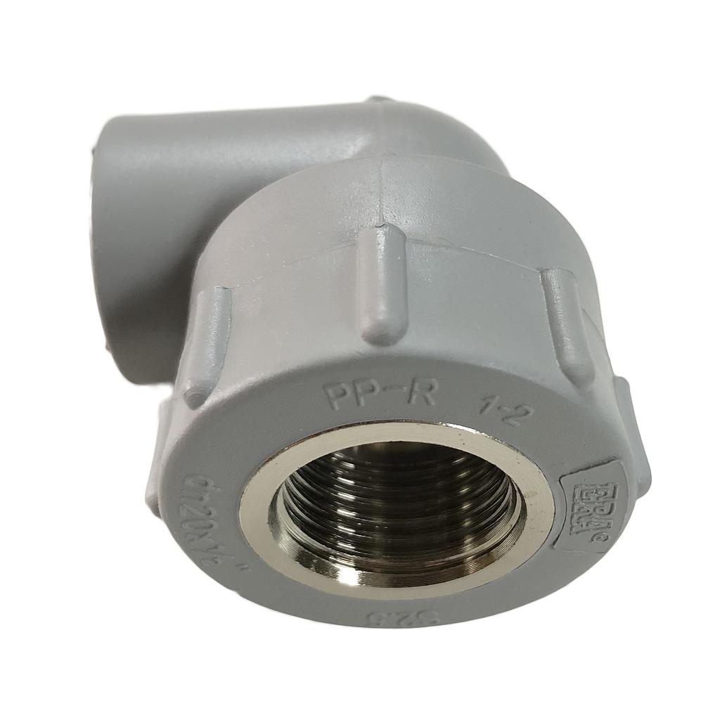 Codo Ppr Hi 20x1/2x90 (Gris - Era)