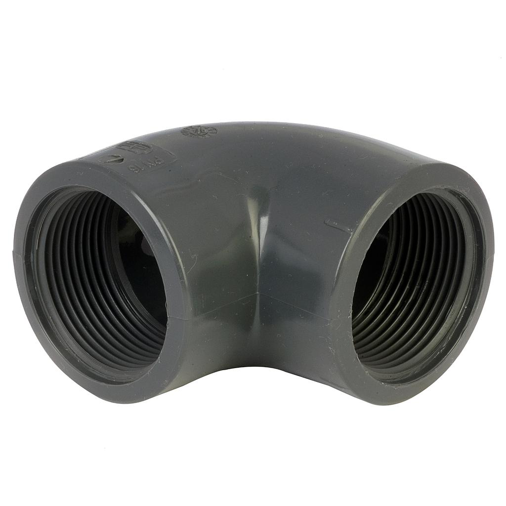 Codo Presion 1/2x90 Hi/Hi C16 (Gris - Vinilit)