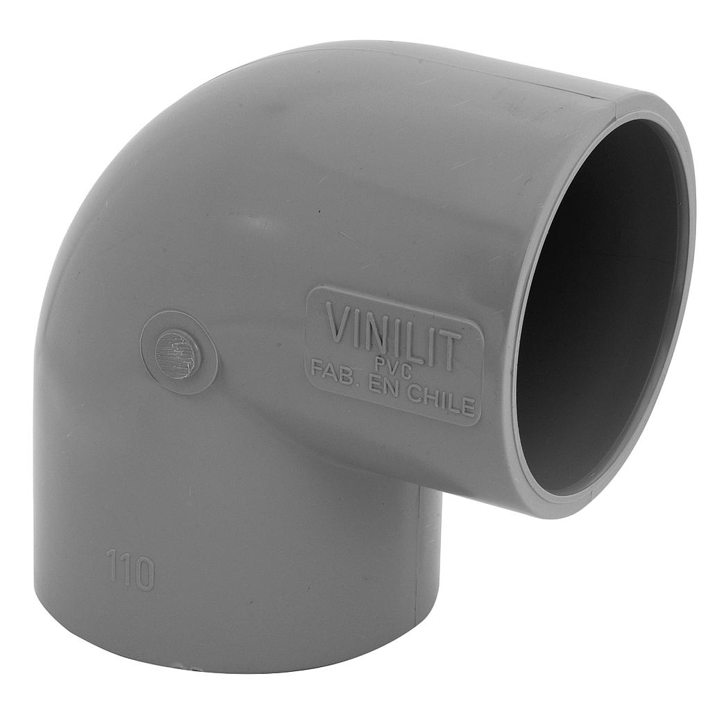 Codo Presion 160x90 C/Cem C16 (Gris - Vinilit)