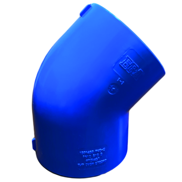 Codo Presion 40x45 C/Cem C10 (Azul - Era)