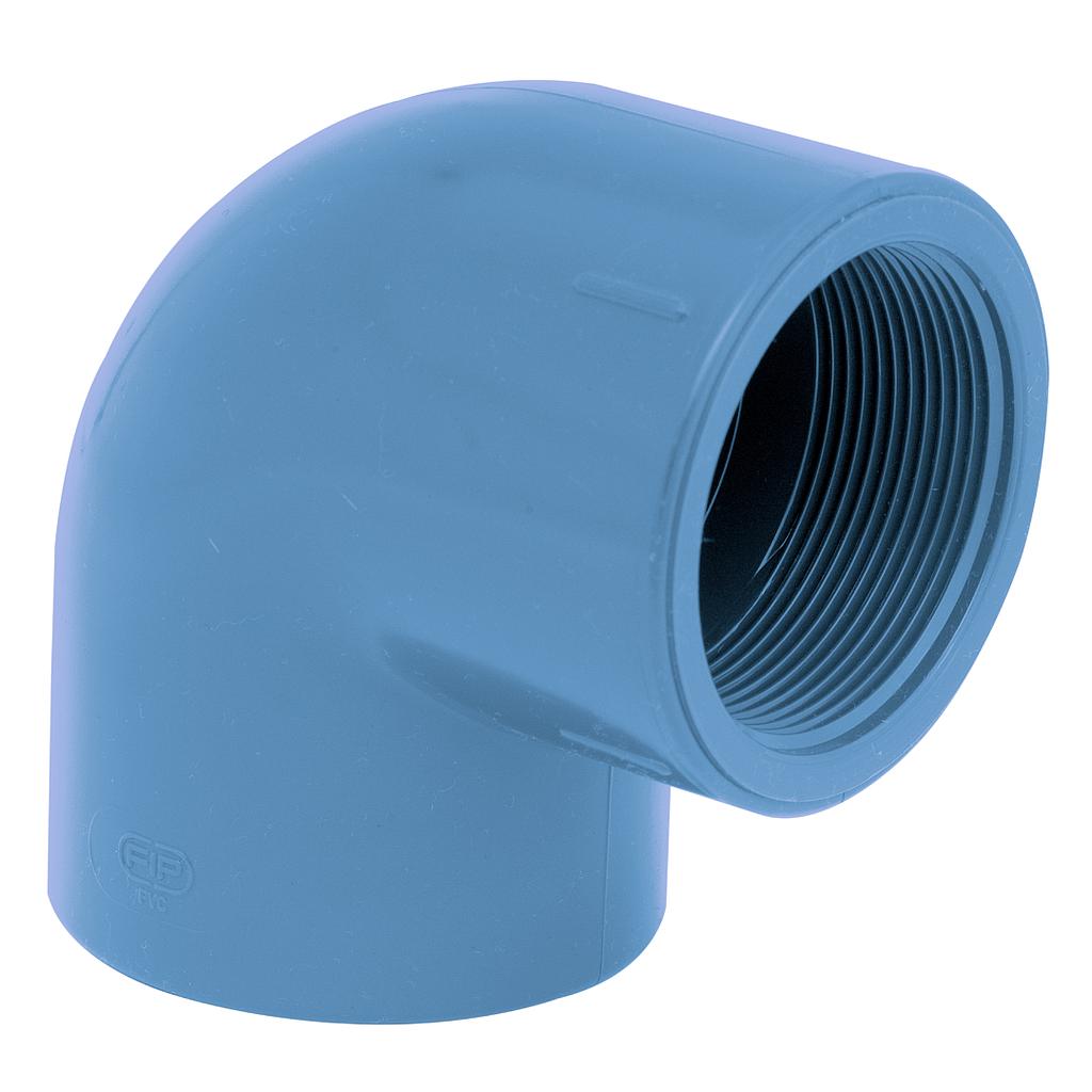 Codo Presion Cem/Hi 25x3/4x90 C10 (Celeste - Vinilit)