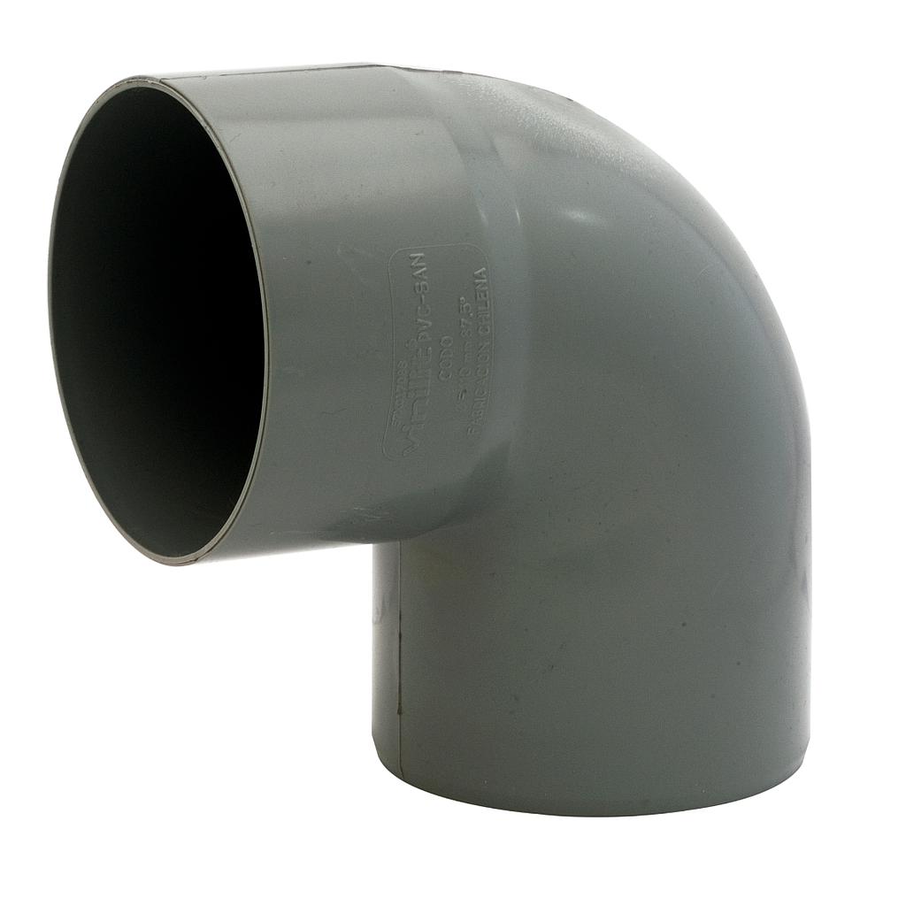 Codo Pvc Sanitario 110x87.5 (Gris - Vinilit)