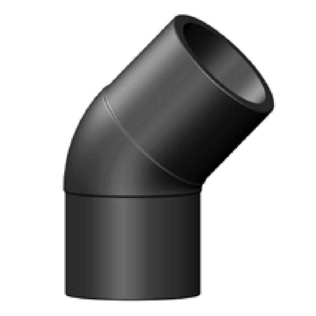 Codo Tf Hdpe 200x45° Pn10 (Eurostandard)