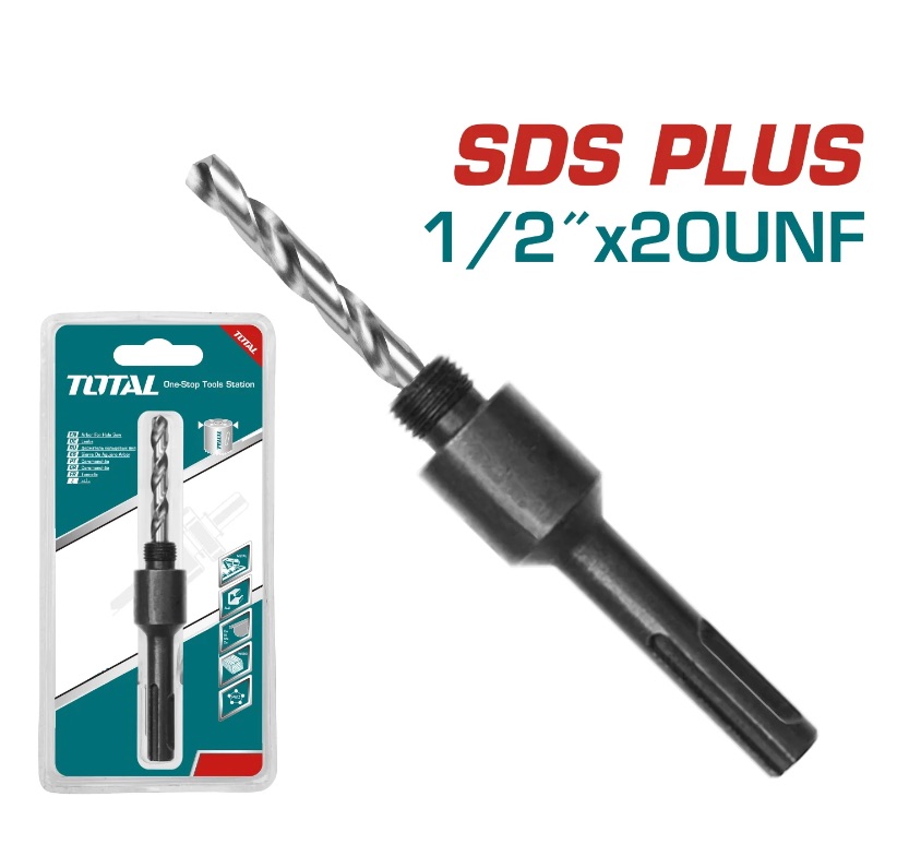 Adaptador Para Broca Copa Circular Sds Plus 1/2 "-20unf 9/16 "(14 Mm) A 1-3/16 "(30 Mm)