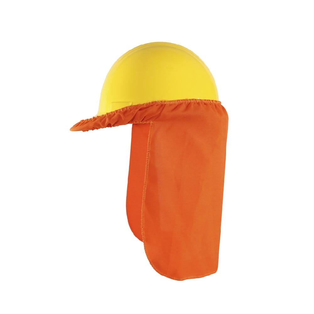 [4A04075] Cubre Nuca Black Bull Casco Naranjo Fluor