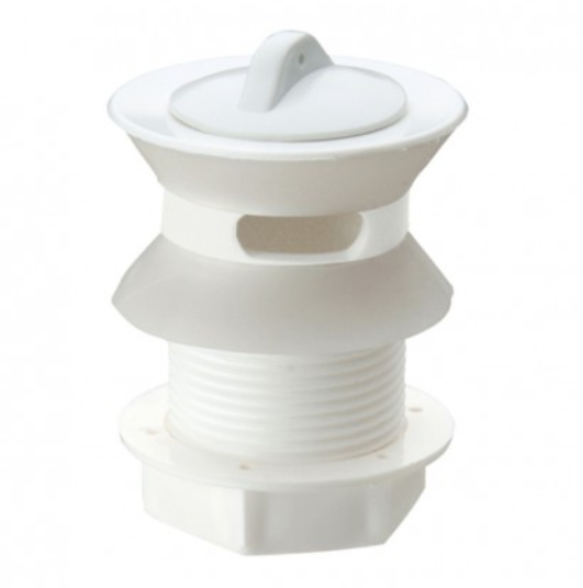 Desague 1,1/4" Lavatorio con Rebalse, Sin cola (Hoffens)