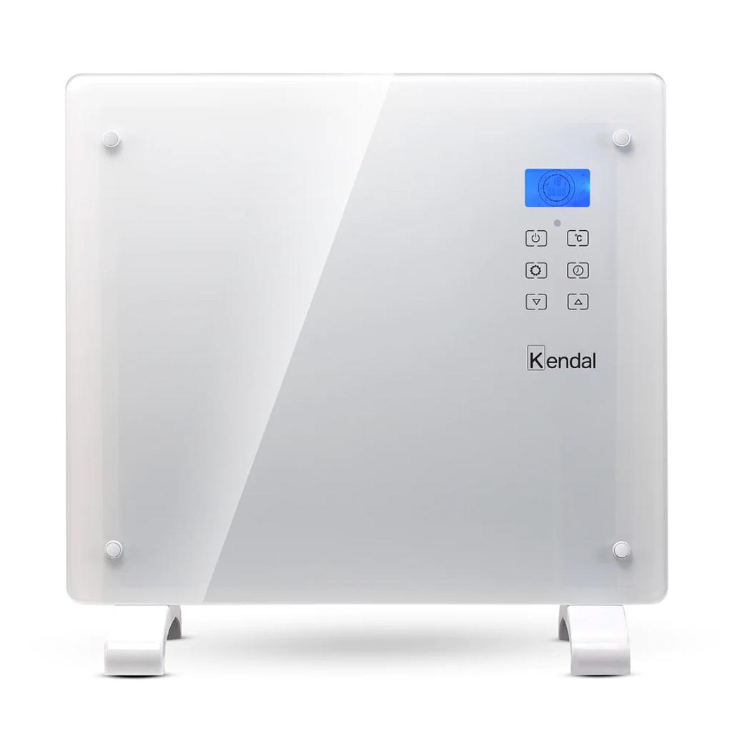 [11B01008] Estufa Panel Convector Vidrio Blanco Kendal Gh-10rm