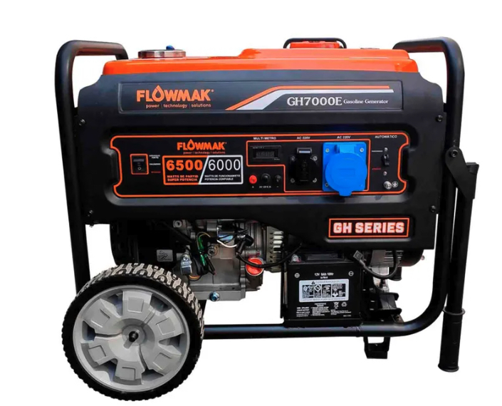[3C01026] Generador Flowmak 6000 W Pe Gh7000 Bencinero