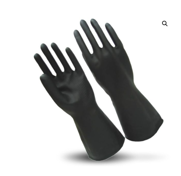 [4A05129] Guante Latex Industrial Black Bull Negro