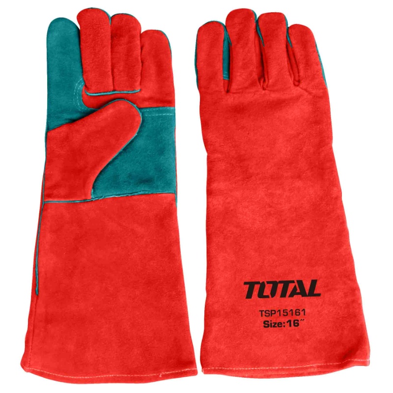 [4A04005] Guantes De Soldar De Cuero 16" Profesional Tsp1561