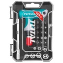Juego Atornillador Intercambiables 24 Piezas - Total