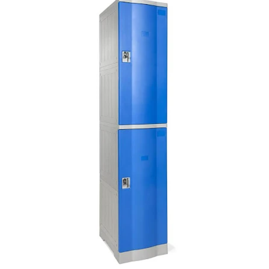 [9A01035] Locker Plastico Lkp 100-2 Azul Abs 2 Puertas