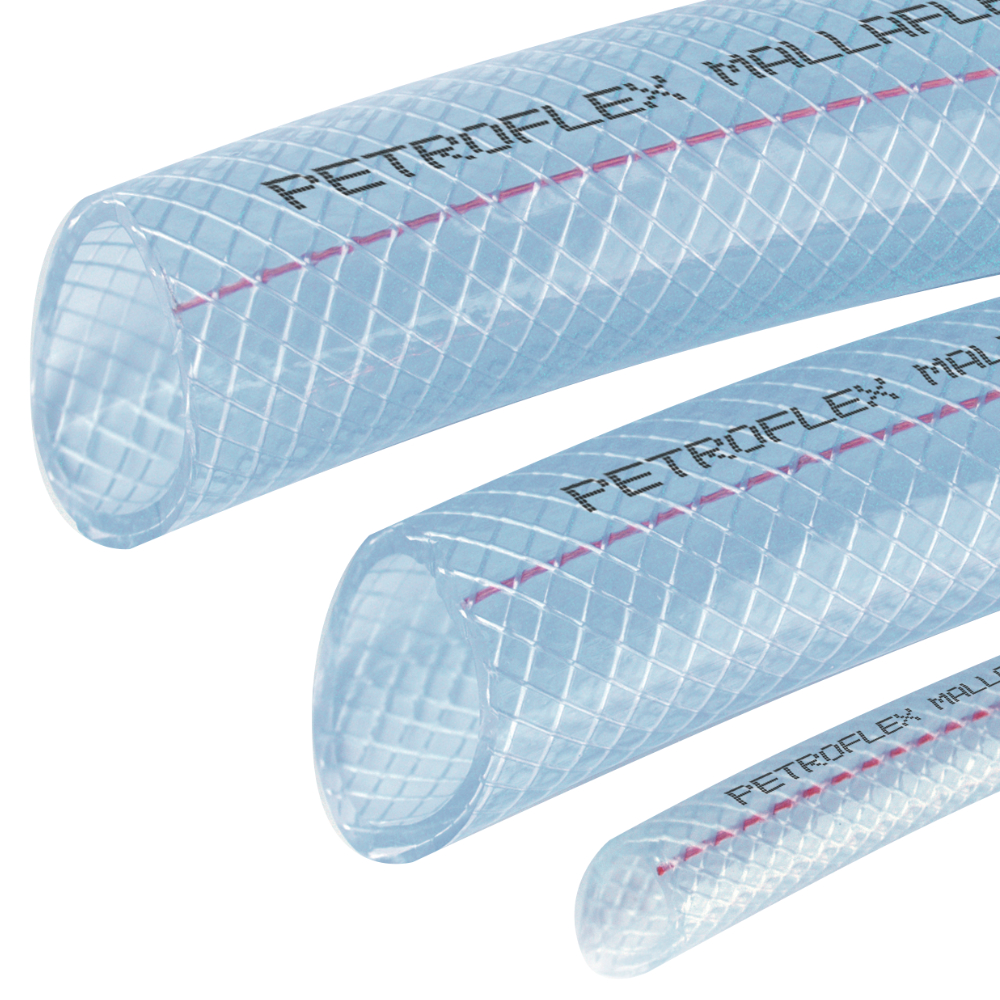 [3G187] Manguera Mallaflex Standard 3/4" (19 Mm) Ml Transparente