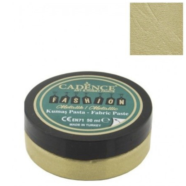 Pasta Textil Metalizada Oro - Cadence (50ml)