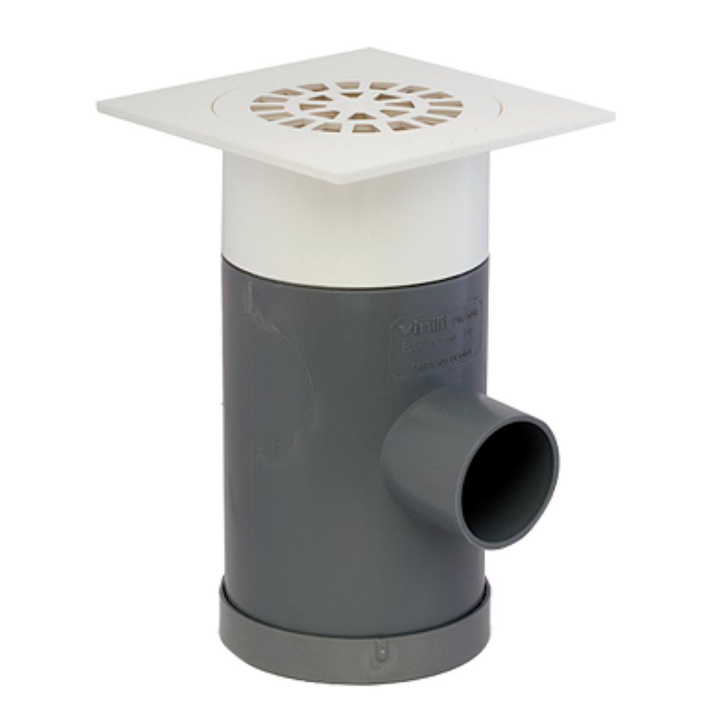 Pileta Basica 110x50/40 C/Soporte (Gris - Vinilit)