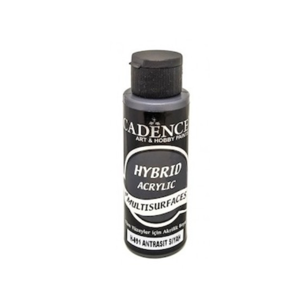 [8H01064] Pintura Acrilica Hybrid- Negro Antracita H091 (70 Ml) Cadence