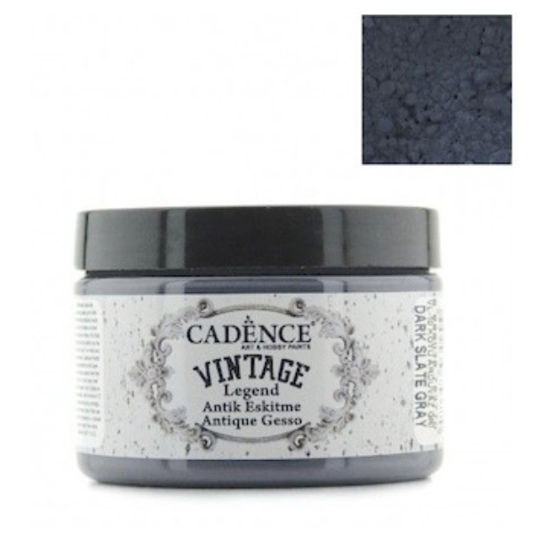 [8E01075] Pintura Vintage Legend Gris Pizarra - Cadence (150ml)