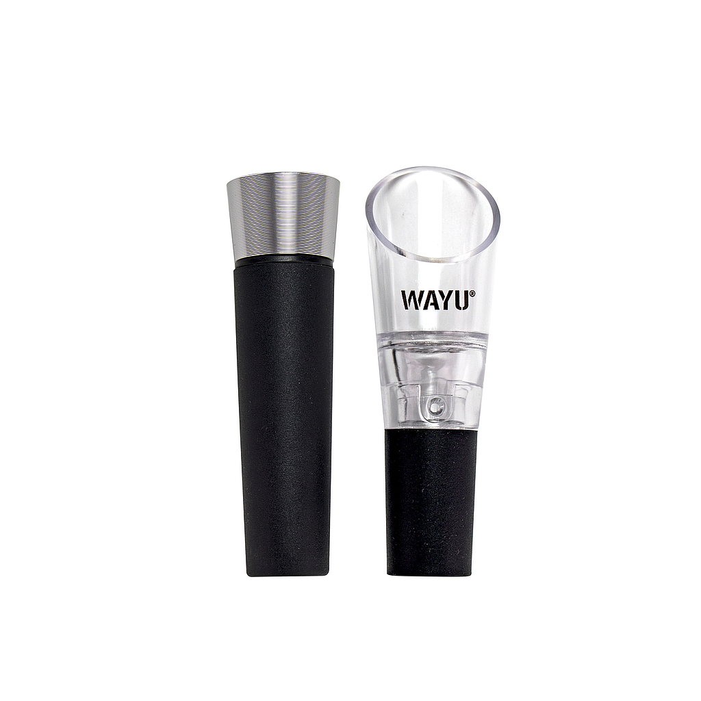 [10A05005] Set De Aireador Y Tapon Vino Wayu