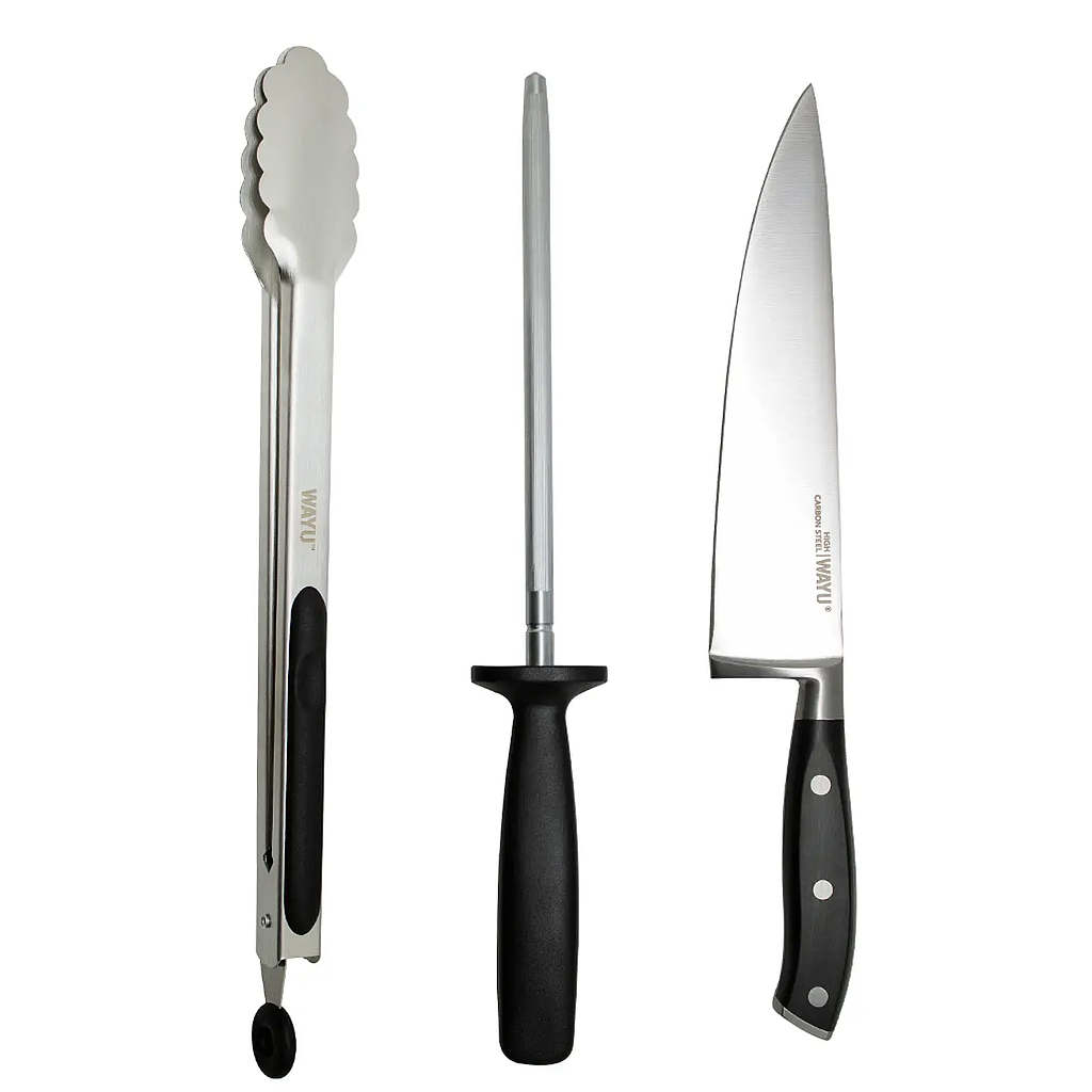 [10A01023] Set Parrillero 3 Piezas c/funda Wayu
