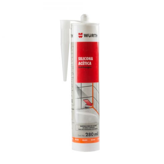 [7D010] Silicona Acetica Blanca Wurth 280 Ml