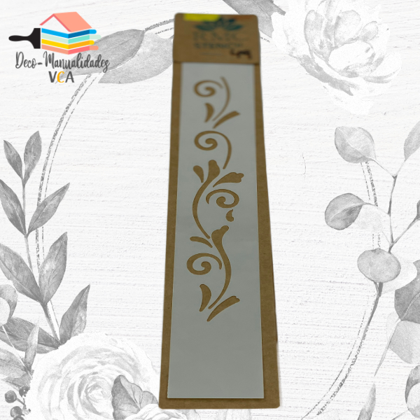 [8A01049] Stencil Arabesco Borde 4 (4x30 Cm) - Rmc
