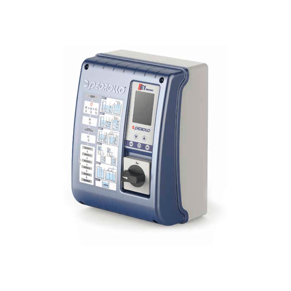 [3B01016] Tablero Electrico Pedrollo E1 Monofasico, Para 1 Electrobomba De 220 Volts