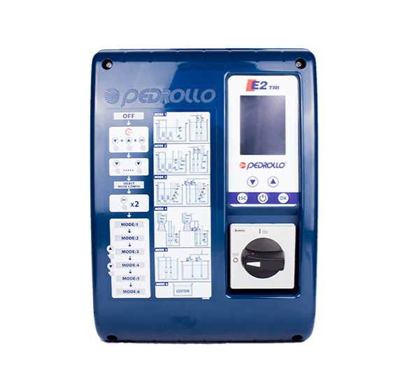 [3B01015] Tablero Electrico Pedrollo E2 Trifasico, Para 2 Electrobombas De 380 Volts