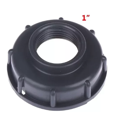 [6B01029] Tapa Adaptador Estanque Bin Ibc S60x6 Con Salida De 1 Pulgada 32mm